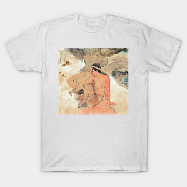 What! Are You Jealous? (1894) by Paul Gauguin T-Shirt by WAITE-SMITH VINTAGE ART